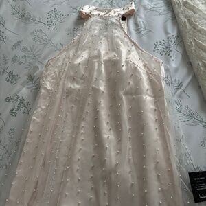 Lulus Blush Pink with Pearls Dress  Size small